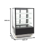 Thumbnail Vitrina frigorifica orizontala, cofetarie, geam drept, 120 cm - 5