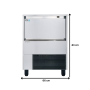 Thumbnail Masina cuburi de gheata profesionala ITV, capacitate 99 kg / zi + pompa drenaj - 5