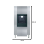 Thumbnail Dispenser cuburi de gheata cu depozit 104 kg - 5