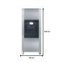 Thumbnail Dispenser cuburi de gheata cu depozit 58 kg - 4