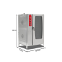 Thumbnail Cuptor profesional gastro electric cu convectie si abur, panou electronic, 40 cuve GN1/1 - 2