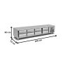 Thumbnail Masa rece undercounter inox cu 8 sertare GN 1/1, profesionala - 2
