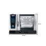 Thumbnail Cuptor profesional RATIONAL iCombi Pro gastro/patiserie, electric, cu umidificare automata si boiler, 6 tavi GN2/1 - 4