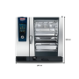 Thumbnail Cuptor profesional RATIONAL iCombi Pro gastro/patiserie, electric cu umidificare automata si boiler, 10 tavi GN2/1 - 7