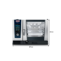 Thumbnail Cuptor profesional RATIONAL iCombi Pro gastro/patiserie, pe gaz, cu umidificare automata si boiler, 6 tavi GN2/1 - 4