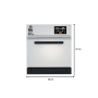 Thumbnail Cuptor multifunctional super rapid, racire ciclonica, 3 tavi 430*430, 59*71.5*67.5 cm - 1