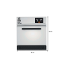 Thumbnail Cuptor multifunctional super rapid, racire ciclonica, 3 tavi 430*430, 59*71.5*67.5 cm - 1