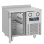Thumbnail Masa rece FRENOX, profesionala, inox, 1 usa din sticla, 125 lt, 93,5*60*85 cm - 1