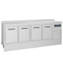 Thumbnail Frigider pentru bar FRENOX, inox, 4 usi, 632 lt, 248*60*100 cm - 0