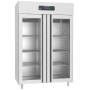 Thumbnail Dulap frigorific vertical inox, FRENOX cu 2 usi din sticla, pentru patiserie, 112 tavi 40x60 cm, 1700 lt - 0