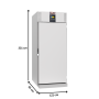 Thumbnail Dulap congelare inox, FRENOX cu 1 usa, pentru patiserie, 56 tavi 40x60, 700 lt - 2