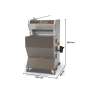 Thumbnail Masina pentru feliat paine automat, grosime feliere 1,6 cm, capacitate de productie 350 paini pe ora - 4