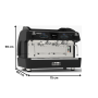 Thumbnail Espressor automat FIAMMA 2 grupuri, inox, 3.7 - 6.7 kW, 75*60*59 cm - 5