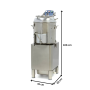 Thumbnail Masina de curatat cartofi 15 kg - motor monofazic - 6