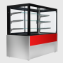 Thumbnail Vitrina calda orizontala, geam drept, ventilata, 100 cm - 1