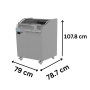 Thumbnail Masina Automata Feliat Paine, Ecran Tactil, Pas Variabil 3-30 mm, 40 cm, 79*78.7*107.8 cm - 2