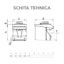 Thumbnail Masina de inghetata de banc STAF59 cu extractie automata 15 lt/h - 1