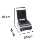 Thumbnail Aparat Vafe/waffle Belgiene MAXIMA, 2 Bucati Simultan, Termostat 50-300°C, Timer, 1750W - 3