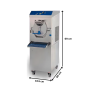 Thumbnail Masina de inghetata orizontala STAF59 cu extractie automata si timer, 20 lt/h, control electromecanic - 2
