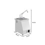 Thumbnail Dozator pentru sosuri calde, Bain-marie 1*GN 1/4 - 2