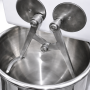 Thumbnail Malaxor pentru aluat cu brat dublu, capacitate 30 LT, inox, 90 kg, 5 viteze variabile, bol fix - 4