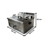 Thumbnail Friteuza electrica profesionala, inox, capacitate 30 L - 6