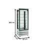 Thumbnail Vitrina congelare verticala cu 1 usa din sticla, 430 L, Iluminare interioara LED, -15°C / -25°C - 2