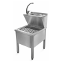 Thumbnail Chiuveta spalare mop inox, prevazuta cu 2 bazine 50*60*90 cm - 0
