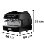 Thumbnail Espressor automat FIAMMA 2 grupuri, compact, SE, 2.7 kW, 56*60*59 - 1