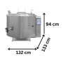 Thumbnail Marmita profesionala rotunda pe gaz 300 Lt, Incalzire Indirecta, 48 kW, 132*133*94 cm - 1