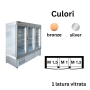 Thumbnail Vitrina frigorifica dual temperature No-Frost profesionala Tekna, temp: -25...+10 °C, racire ventilata No-Frost, 1510 lt. 243*64*197 cm - 2