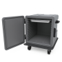 Thumbnail Termobox cu roti si deschidere laterala, capacitate: 180 Litri, Tavi 60*40 cm - 1