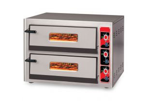 Cuptor profesional pizza electric 4+4 pizza/25 cm