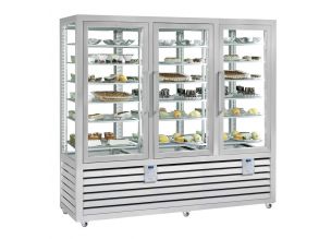 Vitrina congelare  verticala pentru cofetarie gelaterie 1388 lt