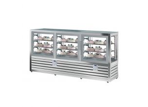 Vitrina frigorifica-congelatoare verticala tripla cofetarie gelaterie 528+264 lt