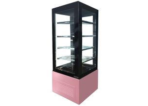 Vitrina frigorifica verticala pentru cofetarie - RAL3015-ROZ