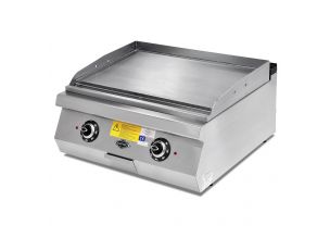 Grill electric dublu neted cromata PLUS