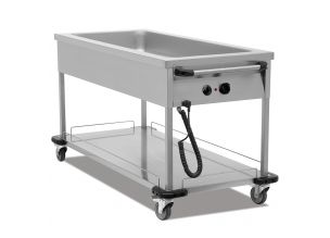 Carucior tip bain marie 4 cuve GN 1/1