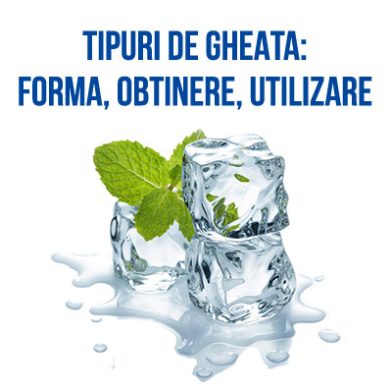 Tipuri de gheata: cuburi pline, cuburi goale, gheata sfaramata si gheata carbonica | Blog TopK