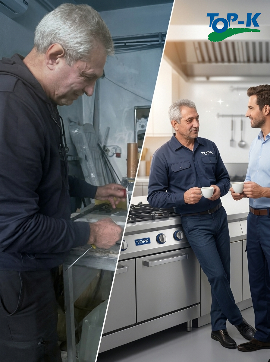 TOPK - partener de încredere pentru bucătăria ta profesională